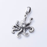 P1280 - 925 silver octopus pendant