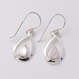 E791 - 925 silver MOP teardrop earrings