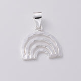 P1012 - 925 silver rainbow pendant