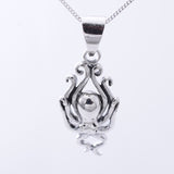 P1324 - 925 silver small octopus pendant