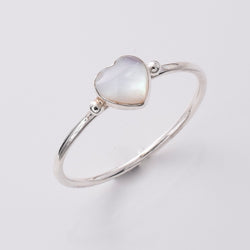 R258 - 925 silver MOP heart ring
