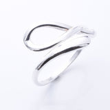 R357 - 925 silver modern loop ring