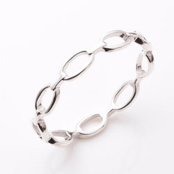 R346 - 925 silver chain link style ring