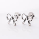 S940 - 925 silver bow stud earrings