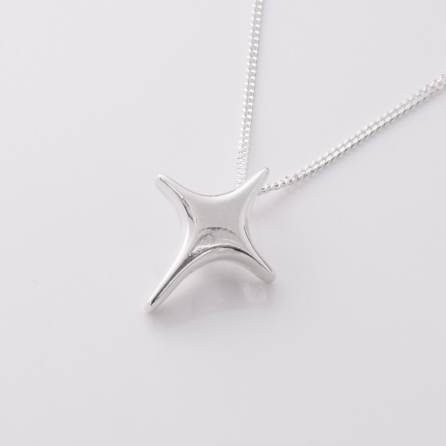 P1267 - 925 silver North Star pendant