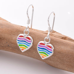 E850 - 925 silver rainbow earrings