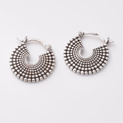 E846 - 925 silver mandala earrings