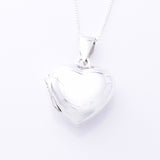 P1304 - 925 silver 15mm heart locket