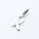 P1309 - 925 silver wareness ribbon pendant