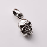 P1203 - 925 silver skull pendant