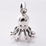 P1073 - 925 silver octopus pendant