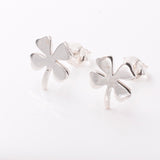 S1029 - 925 silver four leaf clover stud earrings