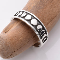 R299 925 silver moonphase  ring