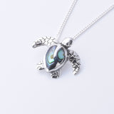 P1276 - 925 silver tiny turtle pendant