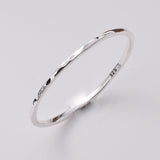 R262 - 925 silver hammered band ring