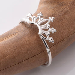 R305 - 925 silver crown design ring