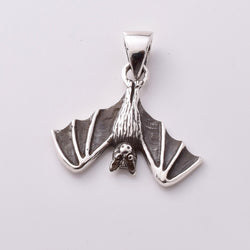 P1148 - 925 silver hanging bat pendant