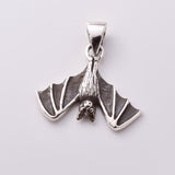 P1148 - 925 silver hanging bat pendant