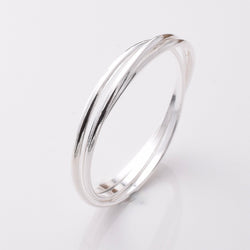 R308 - 925 silver triple band ring