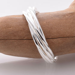 R309 - 925 silver entwined band ring