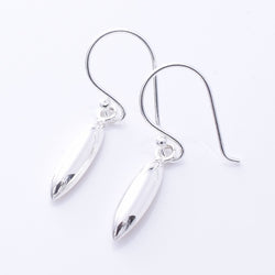 E930 - 925 silver CZ teardrop earrings