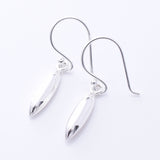 E930 - 925 silver CZ teardrop earrings
