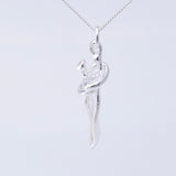 P1298 - 925 silver Eternal embrace pendant