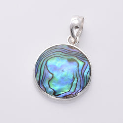 P962 - 925 Silver and abalone tree of life pendant