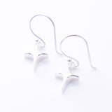E936 - 925 silver north star earrings