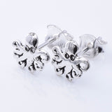 S986 - 925 silver octopus stud earrings