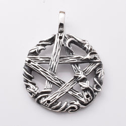 P1138 - 925 silver pentagram pendant