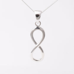 P1257 - 925 silver infinity pendant