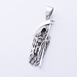 P1332 - 925 silver faceless reaper pendant