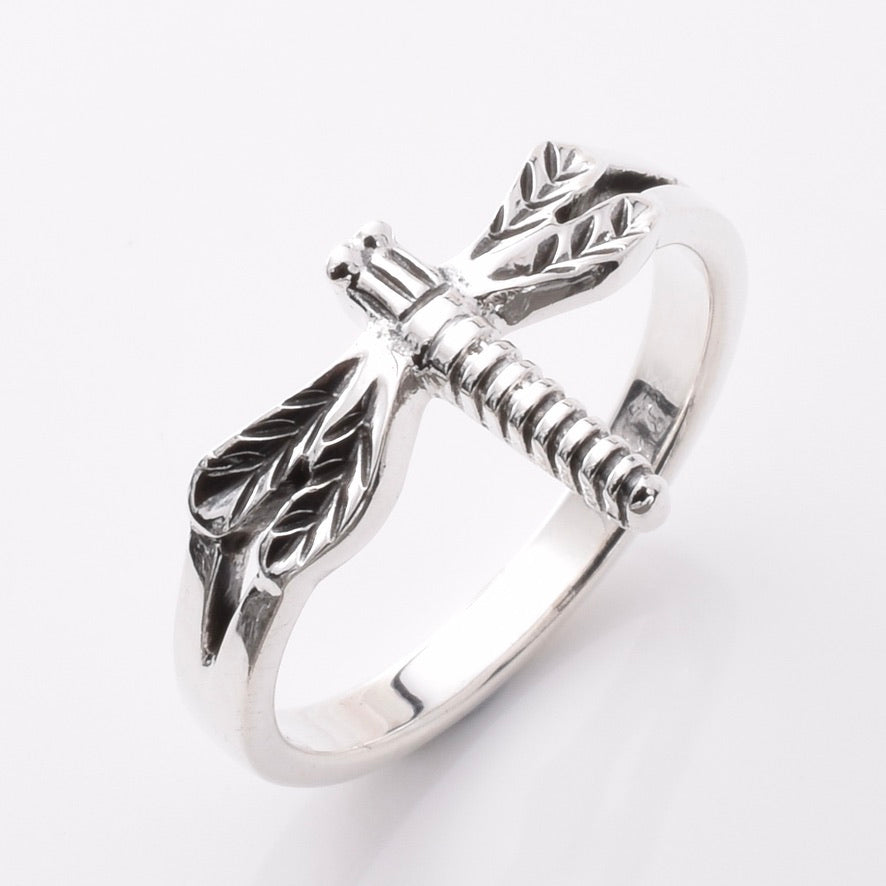 R353 - 925 silver dragonfly ring