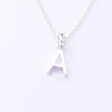 P1335 - A 925 silver initial pendant - A