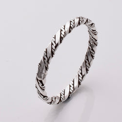 R313 - 925 silver braided ring