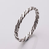R313 - 925 silver braided ring