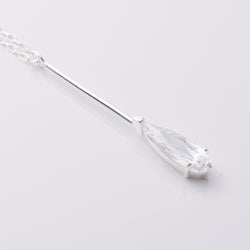 P965 - 925 Silver and CZ necklace