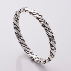 R313 - 925 silver braided ring