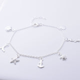 B068 - 925 silver sealife bracelet