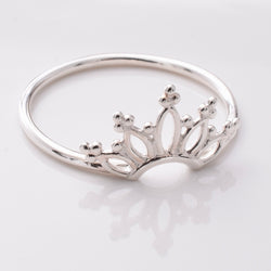 R305 - 925 silver crown design ring