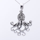 P1319 - 925 silver Octopus pendant