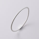 R260 - 925 silver skinny stack ring