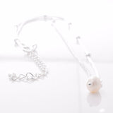 P1087 - 925 silver and pearl mixed chain necklace