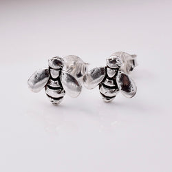 S815 - 925 silver bumble bee stud earrings