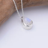 P1359 - 925 silver  teardrop RM pendant