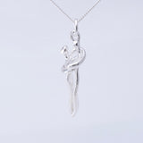 P1298 - 925 silver Eternal embrace pendant