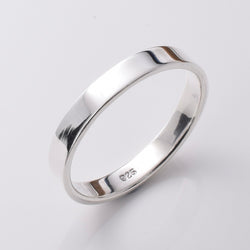 R257 - 925 silver flat band ring