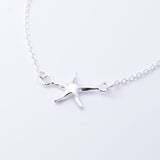 B069 - 925 silver single starfish bracelet