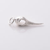 P1118 - 925 silver pendant bird skull